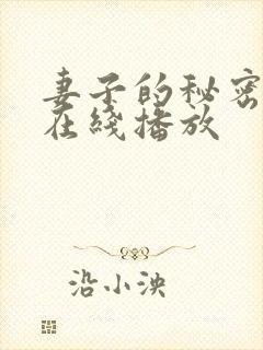 妻子的秘密电影在线播放封面