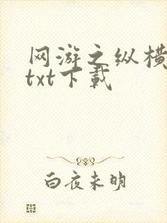 网游之纵横天下txt下载