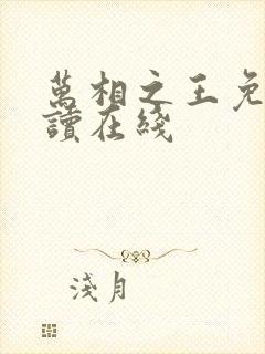 万相之王免费阅读在线