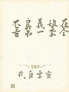 不良义姐在线观看第一季全集