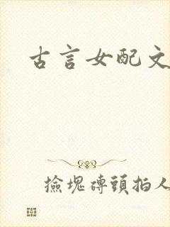 古言女配文