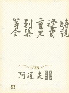 等到重逢时泰剧全集免费观看封面