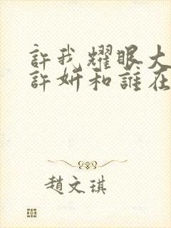 许我耀眼大结局许妍和谁在一起