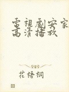 电视剧安家在线高清播放