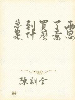 梦到买了两双鞋是什么意思封面