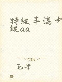 特级丰满少妇一级aa