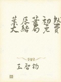 叶辰萧初然全文大结局免费阅读