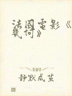 法国电影《爱我几何》