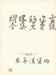 耀眼的你电视剧全集免费观看完整版