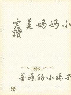 完美妈妈小说阅读