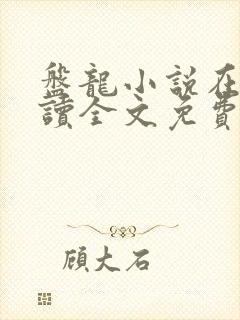 盘龙小说在线阅读全文免费无弹窗