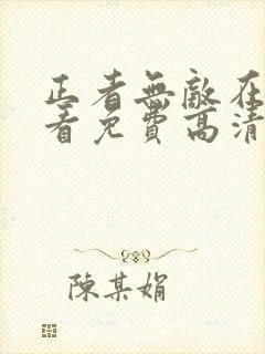 正者无敌在线观看免费高清封面