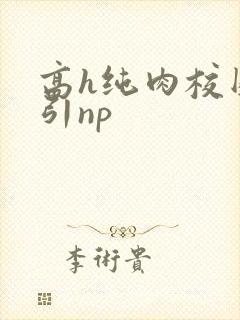 高h纯肉校园勾引np