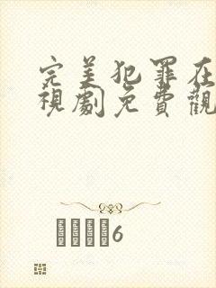 完美犯罪在线电视剧免费观看全集高清封面