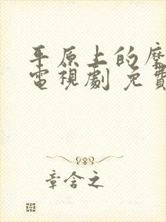 平原上的摩西 电视剧 免费