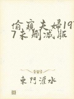 偷窥夫妇1977未删减版