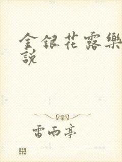 金银花露乐可小说封面