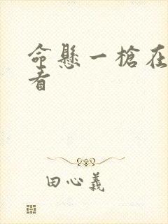 命悬一枪在线观看