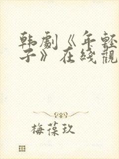 韩剧《年轻的嫂子》在线观看封面