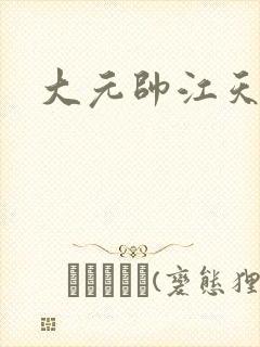 大元帅江天小说封面