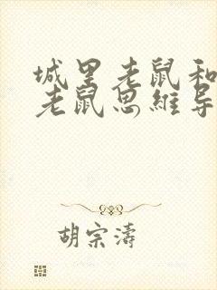 城里老鼠和乡里老鼠思维导图