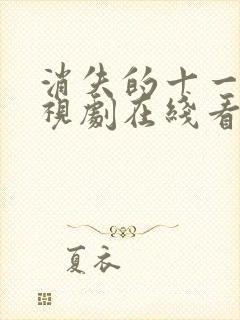 消失的十一层电视剧在线看封面