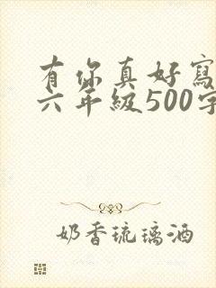 有你真好写妈妈六年级500字