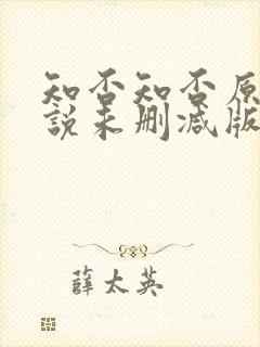 知否知否原著小说未删减版