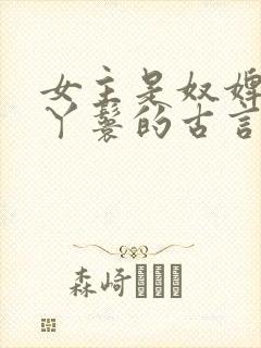 女主是奴婢或者丫鬟的古言小说