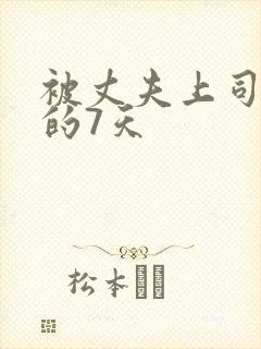 被丈夫上司侵犯的7天