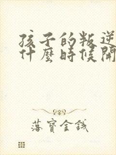 孩子的叛逆期是什么时候开始封面