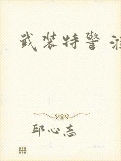 武装特警 淮上封面