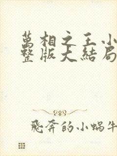 万相之王小说完整版大结局