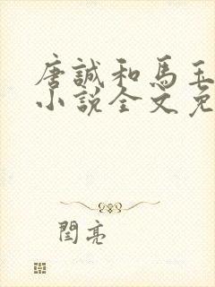 唐诚和马玉婷的小说全文免费