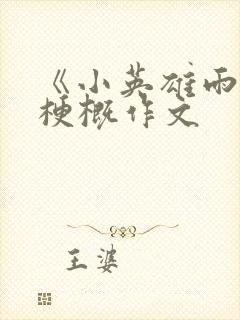 《小英雄雨来》梗概作文