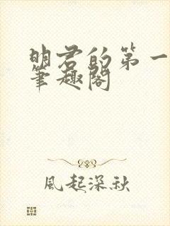 明君的第一佞臣笔趣阁