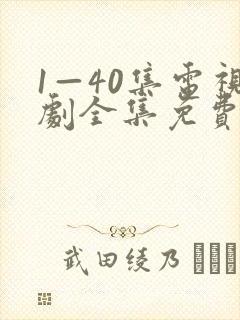 1—40集电视剧全集免费
