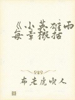 《小英雄雨来》每章概括