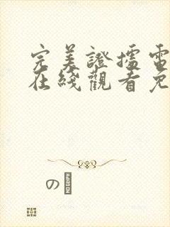 完美证据电视剧在线观看免费