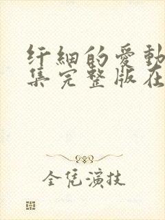 纤细的爱动漫全集完整版在线观看