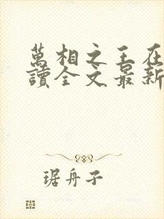 万相之王在线阅读全文最新章节