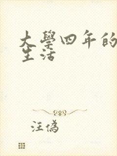 大学四年的贱奴生活封面