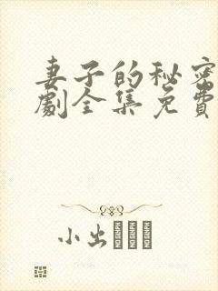 妻子的秘密电视剧全集免费观看人