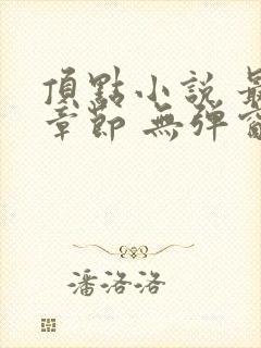 顶点小说 最新章节 无弹窗