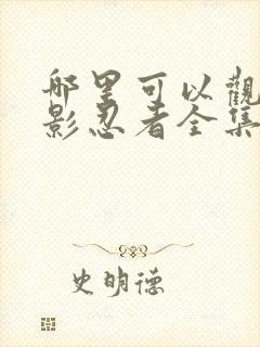 哪里可以观看火影忍者全集封面