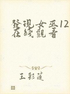 发现女巫12集在线观看