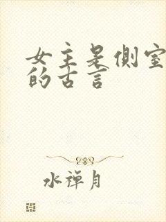 女主是侧室小妾的古言