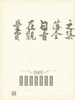 爱在日落之前免费观看全集封面