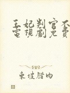 王妃判官不好惹电视剧免费观看封面