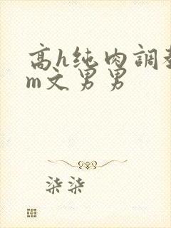 高h纯肉调教sm文男男